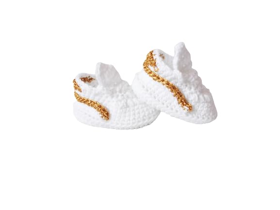 Handmade Crochet Baby Shoes for Newborns and 6-9 Month Girls