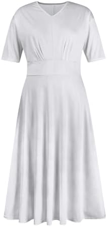 Womens 2024 Boho Maxi Dress V-Neck Summer Party Dress