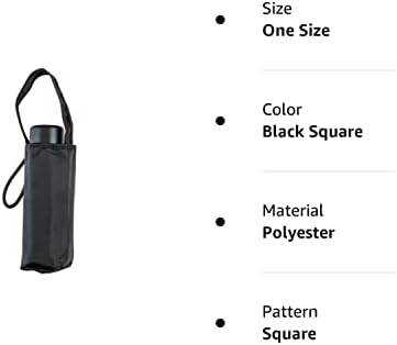 Totes Micro Mini Purse Manual Umbrella - Black Square 1