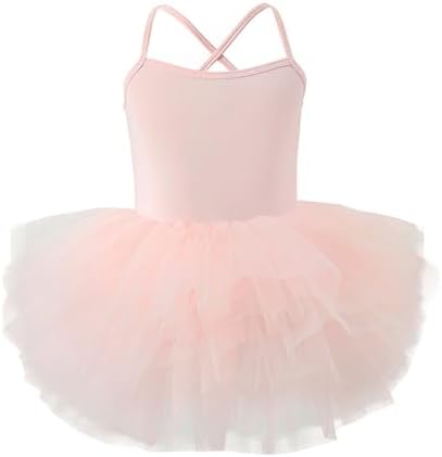 Toddler Girls Ballet Leotard Tutu Dress for Dance 2-6 Years