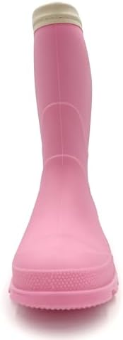 Amoji Kids Rain Shoes Easy On Rubber Boots