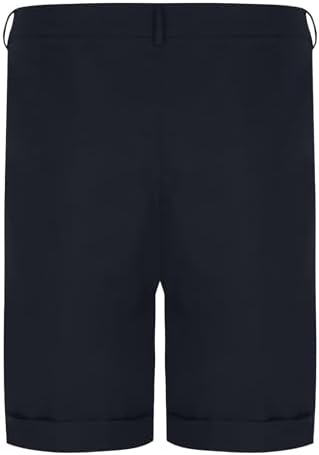 Xiaojmake Mens Linen Shorts with Elastic Waist
