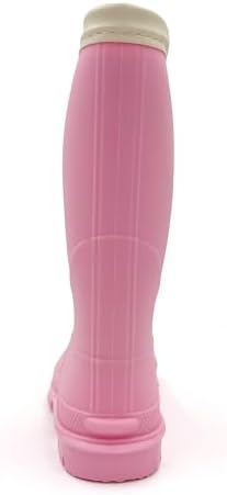 Amoji Kids Rain Shoes Easy On Rubber Boots
