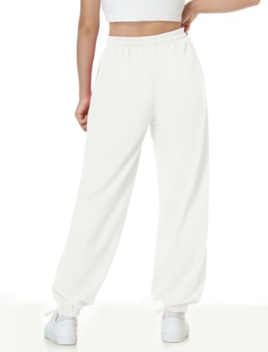 EXARUS 3 Pack High Waisted Sweatpants with Pockets