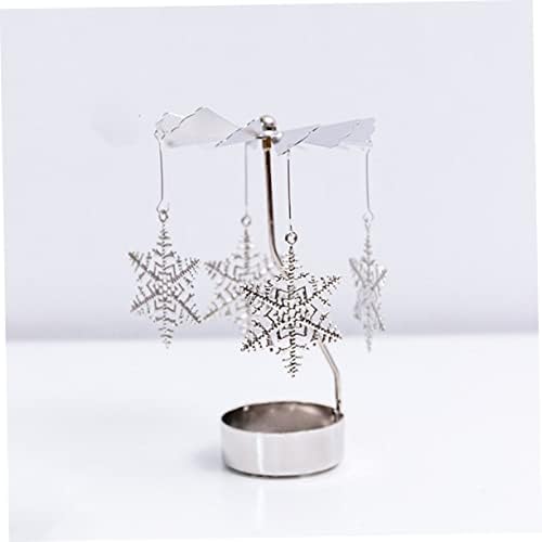 Happyyami Windmill Rotating Candle Holder Decorative