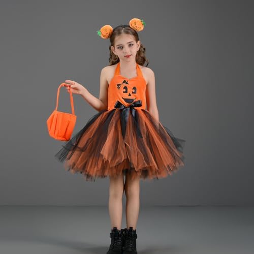 FYMNSI Kids Halloween Pumpkin Costume 3PCS
