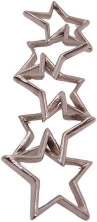 Wowser 5 Star Silver Toned Linked Chain Decor 1