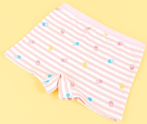 CHUNG Girls Cotton Boyshorts 4 Pack Soft Breathable Underwear