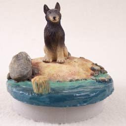 Conversation Concepts Miniature Belgian Tervuren Candle Topper A Day on the Beach 1