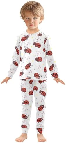 WIFIU Soft Cotton Pajama Set for Kids 18M-8Y