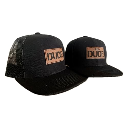 Handmade Dad Son Matching Snapback Caps Set