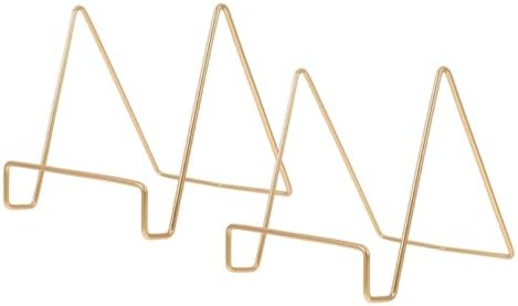 ARTIBETTER 4sets Metal Ornament Holder Display Easel