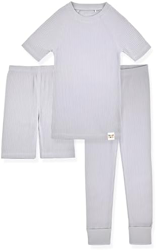 Sleep On It Organic Rib Knit Pajama Sets for Kids 1