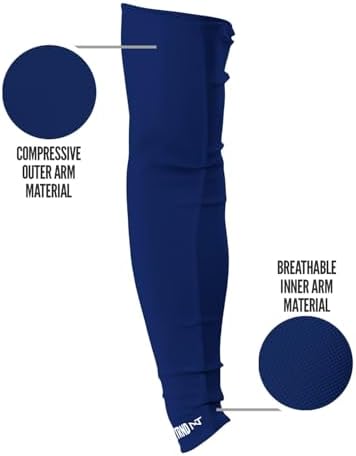 Nxtrnd Air-TEK Arm Sleeves for Men - Breathable Compression Pair