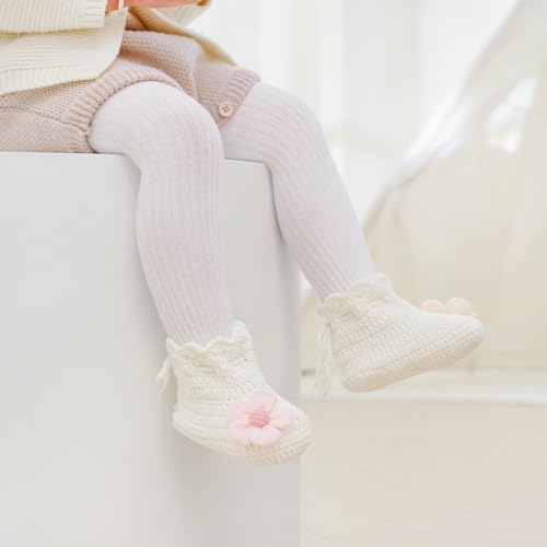 TJCONETJC Baby Booties Hand Crochet Cozy Socks Slippers