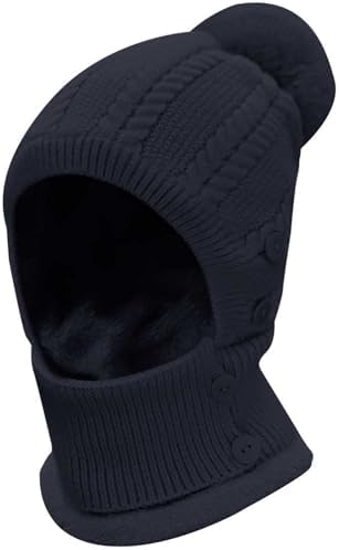 Women Wind-Resistant Knitted Balaclava Ski Mask