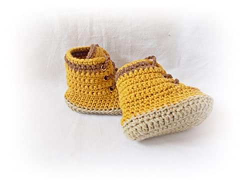 Handmade Crochet Baby Shoes for Newborns 0-3 Months 1