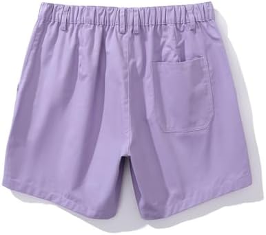 Xiaojmake Mens 5 Inch Inseam Cotton Work Dress Shorts