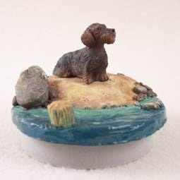 Conversation Concepts Miniature Red Candle Topper Beach Scene