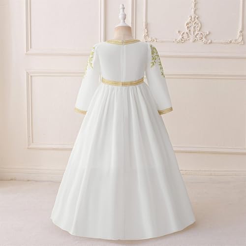 Lmdudan Girls Long Sleeve Abaya Prayer Dress 2025