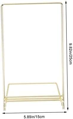 Elegant Recipe Book Holder Picture Frame Stand Sturdy Steel
