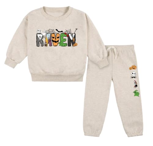 Personalized Nightmare Halloween Fleece Set for 18-Month Toddler