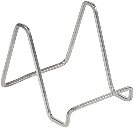 TRIPAR 6-Pack 4-Inch Metal Square Book Holder Stand