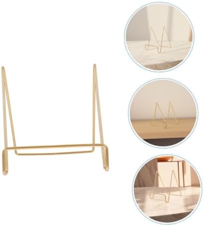 Mikikit Heavy Duty Metal Easel Stand for Picture Frames and Cookbooks