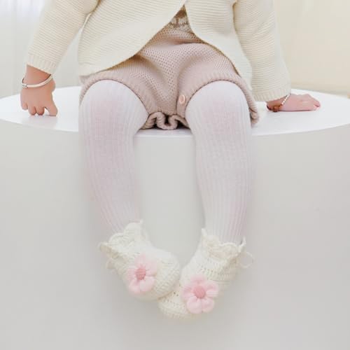 TJCONETJC Baby Booties Hand Crochet Cozy Socks Slippers