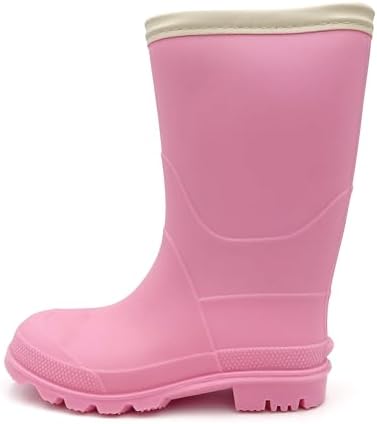 Amoji Kids Rain Shoes Easy On Rubber Boots