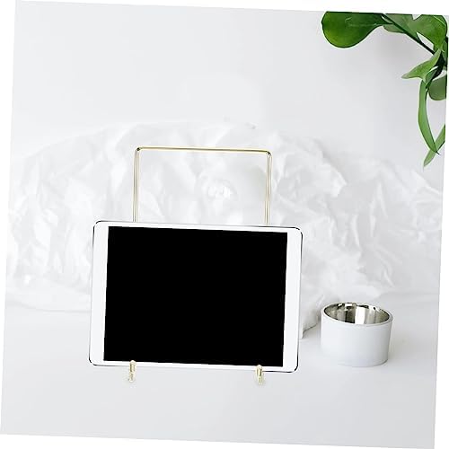 Elegant Recipe Book Holder Picture Frame Stand Sturdy Steel