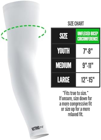 Nxtrnd Air-TEK Arm Sleeves for Men Compression Breathable Pair