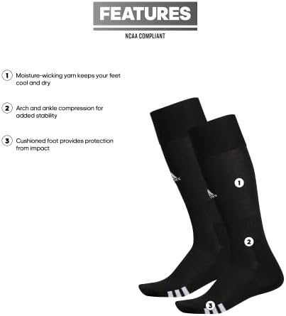 adidas Unisex Rivalry Compression Socks - Over the Calf