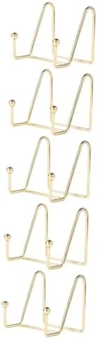 Alipis 5PCS Iron Display Stand for Artwork Books Trays