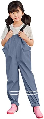 Toddler Waterproof Rain Pants with Elastic Waist