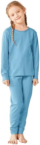 Resinta Girls Thermal Cotton Underwear Set Winter Long Johns 1