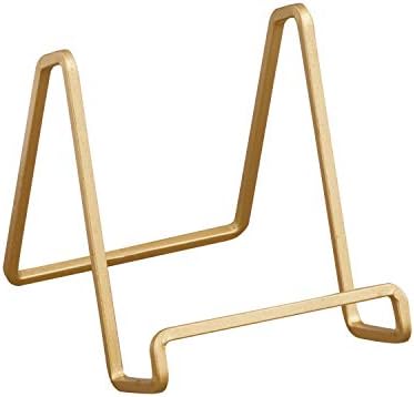 Tripar 4-Inch Gold Plated Square Book Holder Easel Stand