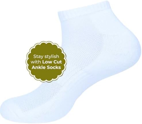 Stylesindia 4 Pack Ankle Socks for Women - Breathable Athletic