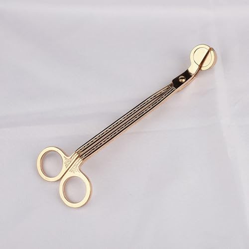 Floral Pattern Candle Wick Trimmer with Long Handle