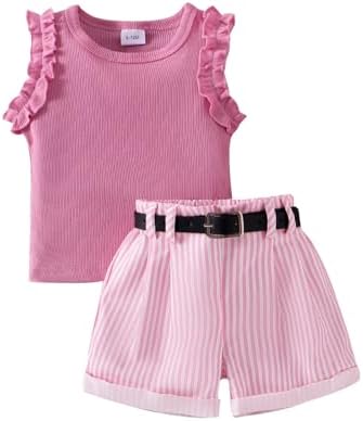 Toddler 2 Piece Summer Outfit Set for Girls