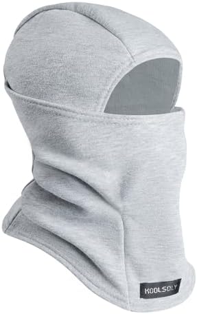 KOOLSOLY Kids Balaclava Face Mask - Winter Hat for Cold Weather Skiing