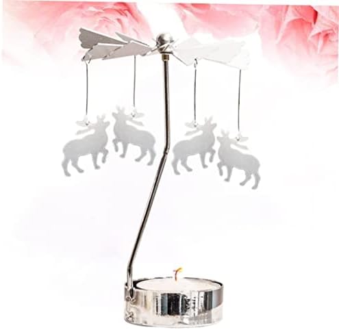 Happyyami Windmill Rotating Candle Holder Decorative