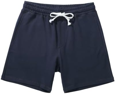 Zeiyignr Mens 5 Inch Cotton Gym Workout Running Shorts with Pockets
