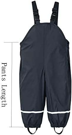 Toddler Waterproof Rain Pants with Elastic Waist