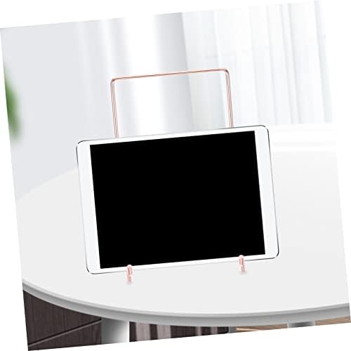 Veemoon Iron Recipe Holder Stand - Modern Stainless Steel Easel Display