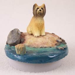 Conversation Concepts Miniature Briard Candle Topper A Day on the Beach 1