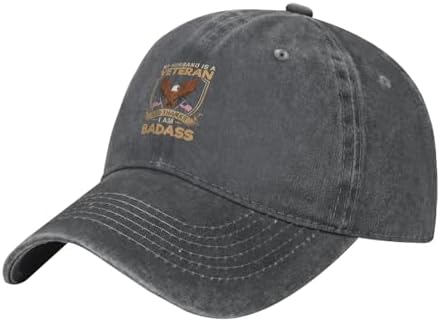 My Husband Is A Veteran Baseball Cap for Men Women 1