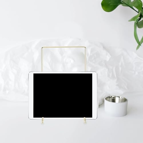 Luxshiny Stainless Steel Recipe Book Holder Stand