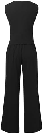 TTBDWiian Womens 2 Piece Linen Set 1
