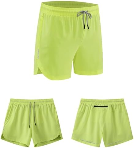 Mens Lightweight Elastic Waist Cargo Shorts